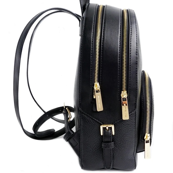 Michael Kors Jaycee Medium Pebbled Leather Backpack
Black /Golden Tone Hardware - Picture 9 of 15